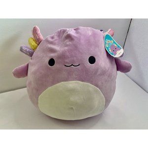 Squishmallow‎ MONICA Purple Axolotl Plush Stuffed Animal Kellytoys 14" 2021